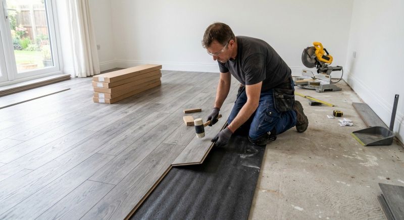 Laminate Floor Installation in Wheaton, IL