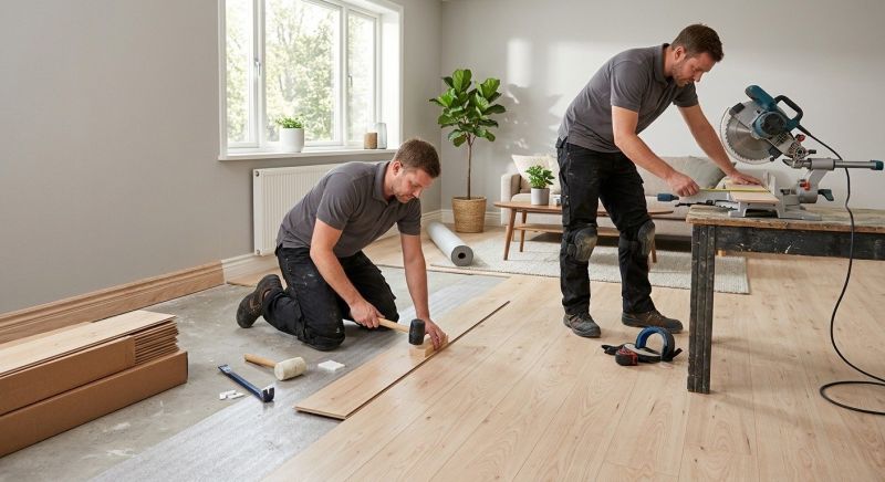 Laminate Floor Installation in Wheaton, IL