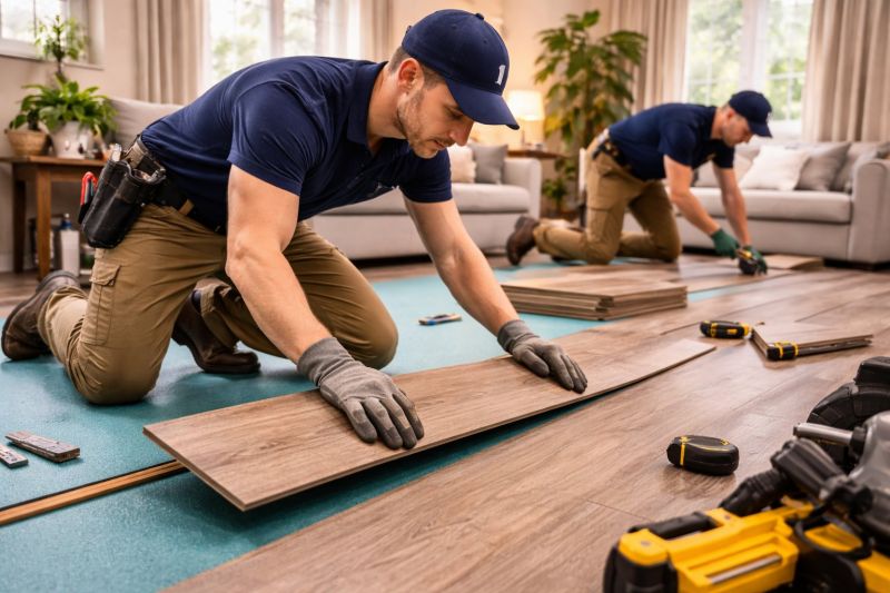 Laminate Floor Replacement in Barrington, IL