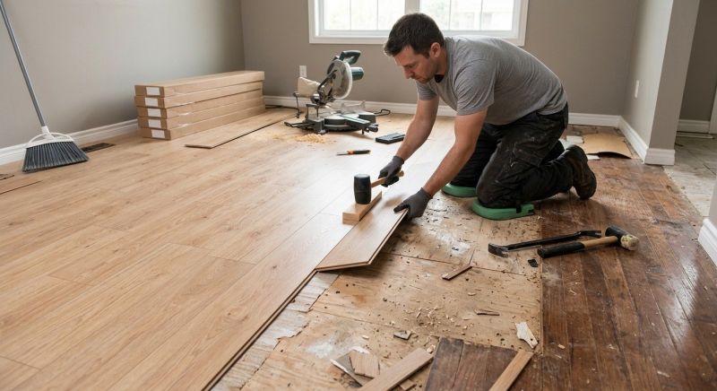 Laminate Floor Replacement in Berwyn, IL