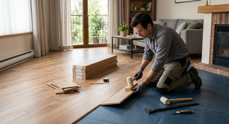 Laminate Floor Replacement in Bloomingdale, IL