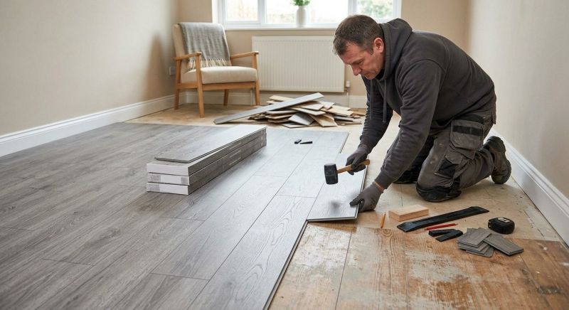 Laminate Floor Replacement in Romeoville, IL