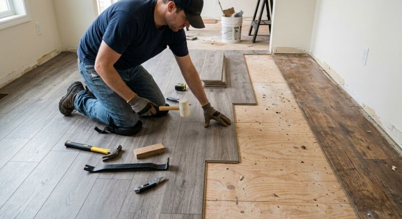 Laminate Floor Replacement in Roselle, IL