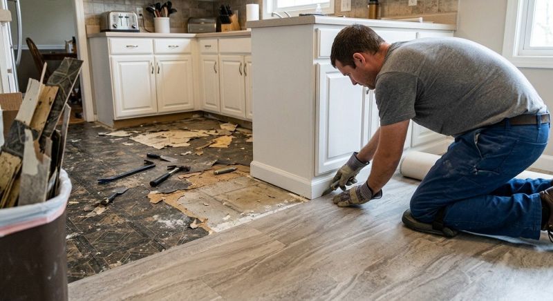 Linoleum Floor Installation in Chicago Ridge, IL