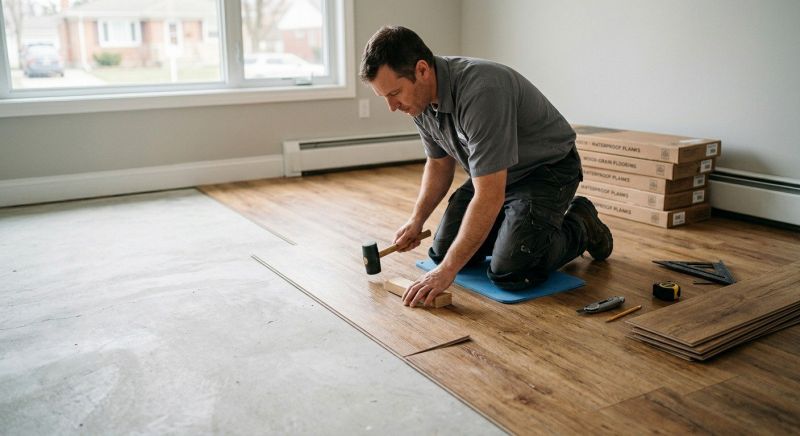 Linoleum Floor Installation in Elburn, IL