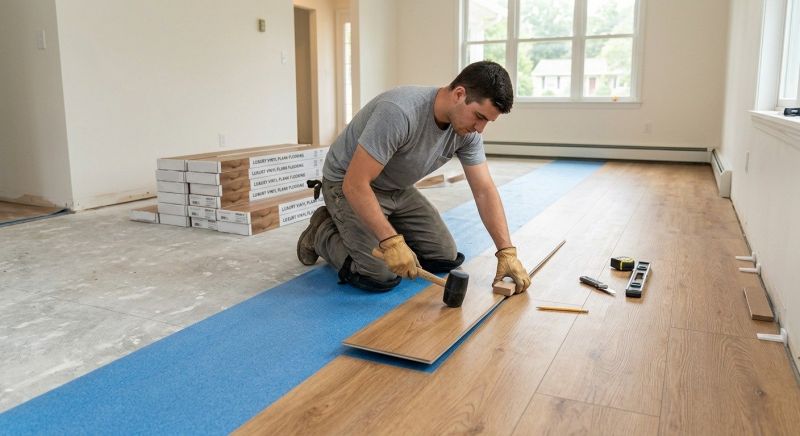 Luxury Vinyl Tile Installation in Deerfield, IL