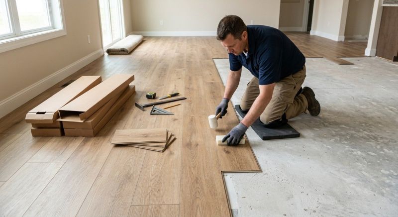 Luxury Vinyl Tile Installation in Elgin, IL