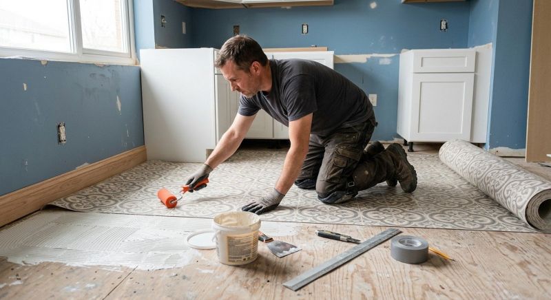 Sheet Flooring Installation in Elburn, IL