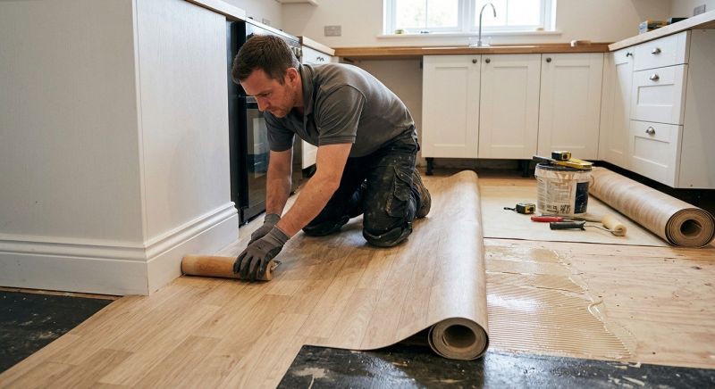 Sheet Linoleum Installation in La Grange, IL