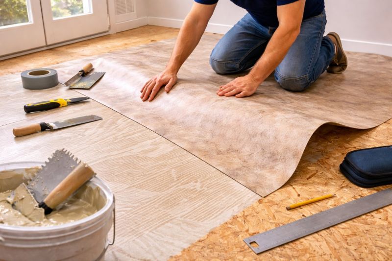Sheet Vinyl Installation in Elmhurst, IL