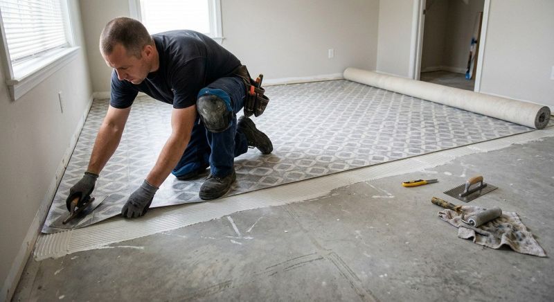Sheet Vinyl Installation in Lisle, IL