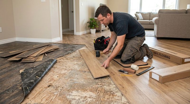 Vinyl Flooring Installation in Dundee, IL