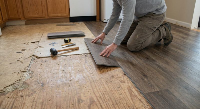 Vinyl Flooring Installation in Sugar Grove, IL